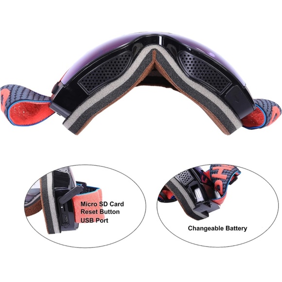 OhO Camera Ski Goggles, 4K Adjustable Camera Snowboard Goggles with WiFi Feature - Picture 6 of 6